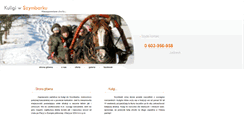 Desktop Screenshot of kulig-szymbark.pl