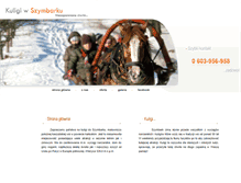 Tablet Screenshot of kulig-szymbark.pl